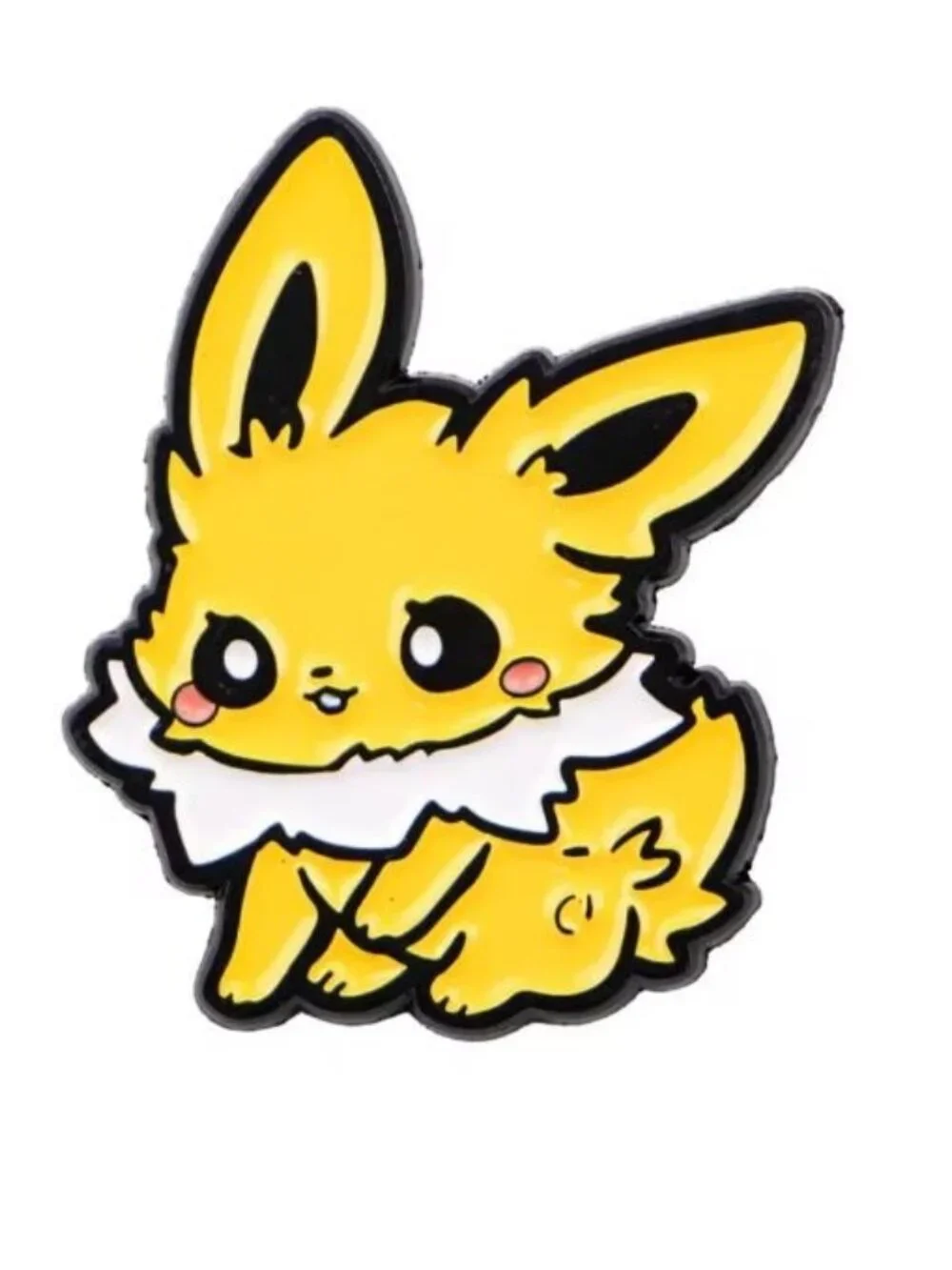 Adorable Chibi Jolteon Pokémon Enamel Pin – Kawaii Electric-Type Collectible! - Picture 4 of 4
